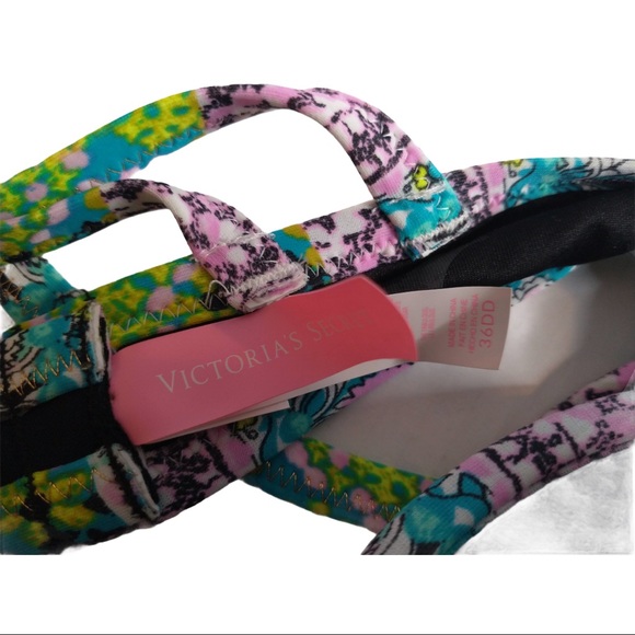 **SOLD**VS Embroidered Sequin Bikini Top - Picture 6 of 9